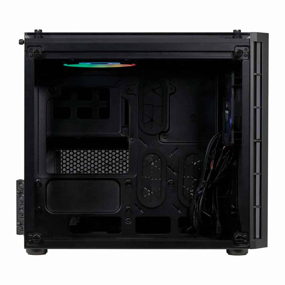 (image for) Corsair Crystal Black 280X RGB Glass Micro ATX PC Gaming Case